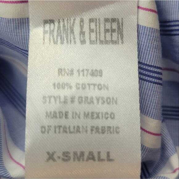 Frank & Eileen Grayson Button Up Shirt Women's Size XS - Picture 7 of 10